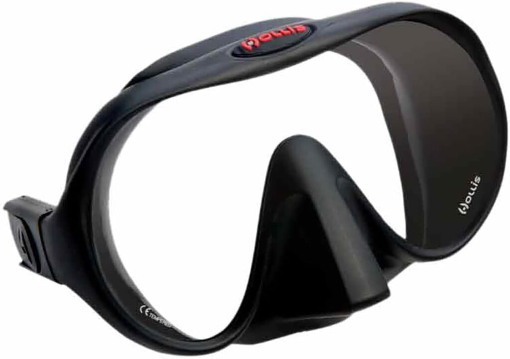 OCTOMASK - Frameless Dive Mask for GoPro, Black